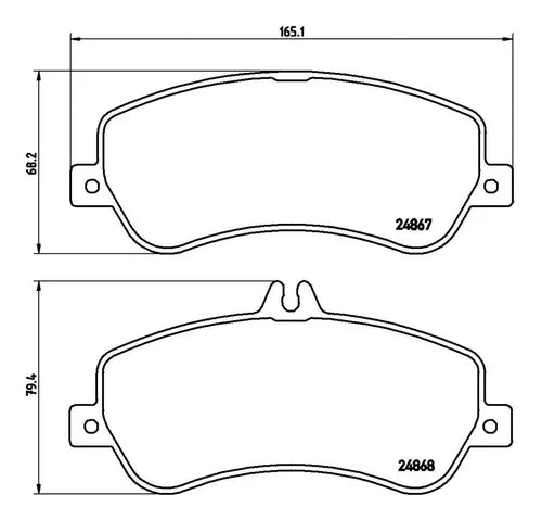 PASTILLA FRENO BREMBO P50086 MERCEDES BENZ GLK CLASS 08-