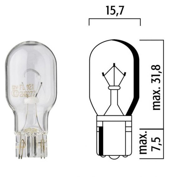 FF921 -FOCO FLOSHER UÑA GRANDE 921 W16W 12V